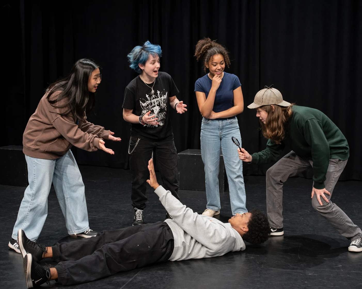 Youth drama club improv class